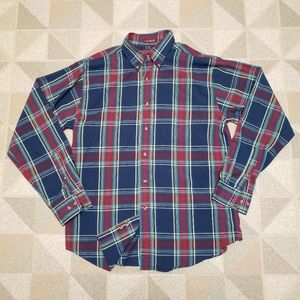 NWOT VTG Men's Kenneth Stevens Plaid Button Down Long Sleeve Shirt Medium